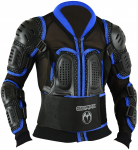 Noorte Laste Offroad Jalgrattas&otilde;it MX Motokross Mootorratas Paintball Kehakaitse Jakk XL must