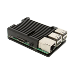 2024 Jahutusventilaator Jahutusradiaatorid Korpus H&otilde;bedane Must Kast Metallkest Raspberry Pi 3 Mudel B B+ Alumiiniumist Kest Kahekordne