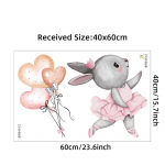 Armsad j&auml;nese &otilde;hupalli s&uuml;damega seinakleebised lastetubadele, lasteaedadele, beebitubadele, seinakleebised, magamistoa j&auml;nku tapeet 40x60CM