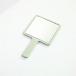 K&auml;epide Mirror Square Makeup Mirror Handheld Vanity Mirror Hand Mirror meik roheline