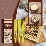 P&uuml;rograafia pliiats puidust p&uuml;rograafia pliiats p&otilde;leva efektiga pliiats puidu marker kunsti marker p&uuml;rograafia pliiats 1,5 ml