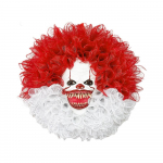 Halloweeni &Otilde;udusklouni P&auml;rja Mask Dekoratsioon Rekvisiit Halloweeni Ukse Seina Atmosf&auml;&auml;ri Kaunistus Lill