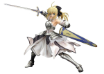 Fate/unlimited codes Saber Lily Kogu Kauge Utoopia (Avalon) (1/7 m&otilde;&otilde;tkavas PVC v&auml;rvitud valmistoode) gray