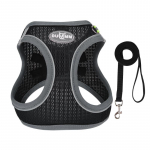 Koerarakmed Riided Peegeldavad hingavad reguleeritavad lemmiklooma kaelarihmad &otilde;ues k&auml;imiseks plii jalutusrihm Prantsuse buldogi chihuahua vesti rinnakorv XS 2.5-4.0 kg