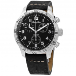 Mathey-Tissot Type 21 Flyback Kronograaf Nahkrihm Must Tihvtiketas Kvarts H1821CHALNG Meeste K&auml;ekell