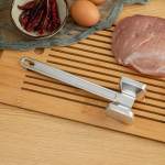 Meat Tenderizer spetsiaalne haamer steigi jaoks Kahepoolne ruuduline veisehaamer Lahtine lihavasar Heavy Duty Meat Pounder Hammer