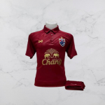 Tai Rahvuskoondise Jalgpalli Treeningus&auml;rk CHEER F&auml;nni Prindiga Vintage Kiiresti Kuivav Polo S&auml;rk L&uuml;hikeste Varrukatega &Uuml;htne Kuju Elevant Logo Meestele Naistele Unisex M