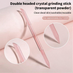 1 tk Klaasist k&uuml;&uuml;nepoleerimine k&uuml;&uuml;nenaha Pusher Nail Manik&uuml;&uuml;ri pulk Professionaalsed k&uuml;&uuml;neviilid manik&uuml;&uuml;ri k&uuml;&uuml;nte kunsti tarvikud roosa