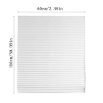 Pimendavad rulood Juhtmevabad aknarulood Plisseeritud kangast rulood Privaatsuse jaoks Valgust filtreerivad Vannitoa Kontori Dropshippings valge