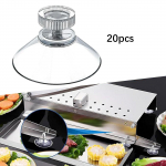 20 Pieces Suction Cups PVC Pads, Portable, Easy to Install with M4 Screw Nut Holder