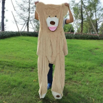 200cm Tohutu Suur Karu T&auml;idisloom Teddykaru Kate Pl&uuml;&uuml;s Pehme Nukk Padja Kate Ilma T&auml;idiseta Laste M&auml;nguasjad