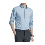 Meeste kevad-s&uuml;giskleit-s&auml;rk, lahtik&auml;iv krae, &otilde;huke istuvus, veniv &uuml;herealine pikkade varrukatega, puhast v&auml;rvi, keskmise pikkusega, pidulik &auml;ri&uuml;ritus kontoritopp 3XL valge