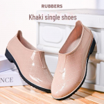 Elegantsed naiste madala suuga libisemiskindlad veekindlad vihmasaapad &ndash; madala &uuml;laosaga, l&uuml;hikese toruga suveks 807 without cotton, size 37 sinine