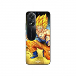 Coque - Maniacase - Oppo A38 - Goku - Souple - Noir