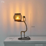 Kunstilised K&uuml;&uuml;nlajalad Kodu Elutoa Dekoor Aksessuaarid Lihav&otilde;tted Metallist K&uuml;&uuml;nlajalad Dekoratsiooniks L&uuml;hter Pulmade Lauakaunistused Kingitus