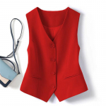 25. aastap&auml;eva naiste must V-kaelusega vest: Varrukateta retro suvine kardigan 3XL