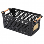 Plastikust hoiukorv Multifunktsionaalsed kaasaskantavad &otilde;&otilde;nsad lauaarvuti hoiukorvid k&auml;epidemega