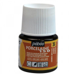 Peinture porcelaine - P&eacute;b&eacute;o - 150 Brillant Ambre N&deg;36 - Flacon 45ml - Couleurs brillantes - Cuisson 150&deg;C pruun