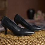 Kevad ja S&uuml;gis Uued Terava Ninaga K&otilde;rged Kontsad Stiletto T&ouml;&ouml;kingad Professionaalsed &Uuml;ksikud Kingad Pendelr&auml;nd Mitmek&uuml;lgsed Naiste Kingad 38 must