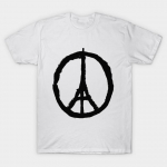 T-s&auml;rk Naistele Peace For Paris Harajuku Prindiga Kawaii T-s&auml;rk Suvine L&uuml;hikeste Varrukatega Naiste T-s&auml;rk Top S