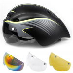 Wildside Triatloni TT Kiiver magnetprillidega - Uus v&otilde;istlusvalmis jalgrattakiiver One Size