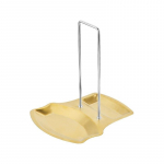 Roostevabast terasest panni kaane kaas nagi alus lusikahoidja pliidi korraldaja hoiustamine supi lusika toed One Size