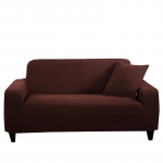 Diivani kate elastne elutuppa Kodu Jacquard Stretch Slipcovers Nurgadiivani katted 1/2/3/4 istekoha L kuju Tasuta ostlemine 1Seat 90-140CM tumepruun v&auml;rv