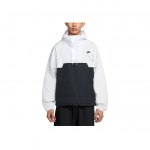 Nike Clubsportswear Marina Kapuutsiga Mugav Moodne Pikkade Varrukatega Jakk Meeste Jakk Photon-Dust Must Valge HJ1958-025 M