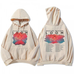 Imagine Dragons Loom Tour 2025 kapuutsiga meeste hiphopb&auml;ndi pusad, unisex t&auml;navariietus, fliisist mugavad pehmed dressipluusid L