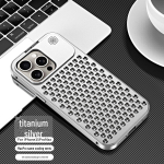Alumiiniumist aroomiteraapia vedrukinnitusega &uuml;mbris iPhone 14 Pro/15 jaoks - Soojuse hajutamine ja kukkumiskaitse iPhone 13 Pro Max