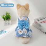 Kevad ja suvi v&auml;ikese koera lilleline liblikas&otilde;lm Printsessi seelik Kassi koera seelik Lemmiklooma seelik Armsad lemmiklooma riided S