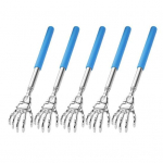 Youshengi 5 tk pikendatav seljakraabits, vastupidav roostevabast terasest kaasaskantav raskesti ligip&auml;&auml;setav teleskoop-seljakraabits Masseerija t&ouml;&ouml;riistad