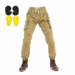 Unisex aastaringsed mootorratta v&otilde;idus&otilde;idup&uuml;ksid: Kukkumisvastane, Multi-Pocket, Slim-Fit XL khaki