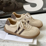 Naiste tossud 2025 Uued kevadised Moodsad vabaaja disainerjalatsid naistele Mugavad madalad trendikad tossud naistele Zapatos De Mujer 37 beež