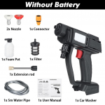 2000W 90bar juhtmeta k&otilde;rgsurvepesumasin pihustusvee p&uuml;stolid kaasaskantav autopesu survepesuri puhastusmasin Only machine