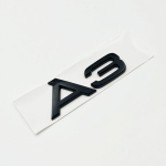 3D ABS Kroom L&auml;ikiv Must Auto Pagasiruumi T&auml;hed Numbrid Embleem A1 A3 A4 A5 A6 A7 A8 jaoks Auto Pagasiruumi Kaane Nimesilt Embleem Kleebis