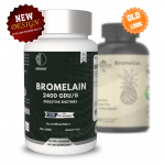 Heroot Bromelain 1000mg Antioks&uuml;dant Seedetrakti Toiduens&uuml;&uuml;mi Kapslid Immuuns&uuml;steemi Tugi Pack=300 Capsules