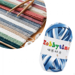 T-s&auml;rgil&otilde;ng Elastne heegeldamiseks Paks heegeldatud Lemmiklooma voodi Kotid Vaibad Valge Sinine