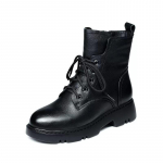 Talvesaapad Naiste saapad &Uuml;marad varbad, mustad nahast platvormsaapad naistele lumesaapad Naiste talv 2024 Botas Mujer785 35
