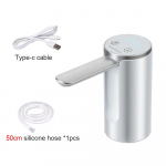 Elektriline veepudeli pump Kokkupandav automaatne veedosaator 19-liitrisele pudelile Laetav lauaarvuti nutikas joogiveepump valge