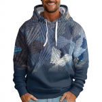 Meeste vaba tr&uuml;kiga kapuutsiga dressipluus Meeste vabaaja moodne spordisviiter M