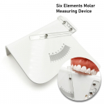 Dental Measuring Ruler Molar Measuring Device Dental combined protractor and sliding ruler 1 set