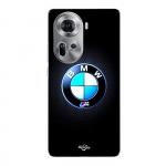 Coque de t&eacute;l&eacute;phone - Maniacase - Oppo Reno 11 5G - Logo M lumineux - Carbone - Silicone