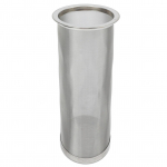 K&uuml;lmpruulitud kohvifilter Roostevaba teras Korduvkasutatav Lai suu V&otilde;rgust Silindriline Filter Valgega 8x21cm/3.1x8.2in