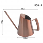 Stiilne roostevabast terasest pika otsikuga kastekann: Sise- ja v&auml;listingimustes kasvavatele taimedele 900ML Copper