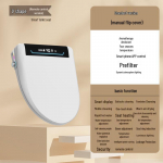 Nutikas soojendusega tualettistmekate automaatse &uuml;lest&otilde;stmise ja vahtkummist kaitsega