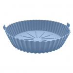 &Otilde;hufrit&uuml;&uuml;ri vooder Silikoonist k&uuml;psetusplaat Mittekleepuv Korduvkasutatav Koogivorm Pitsaplaadid &Uuml;mmargune &Otilde;hufrit&uuml;&uuml;ri korv kookidele K&uuml;psised Praetud kana Small helesinine v&auml;rv