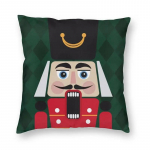 P&auml;hklipureja Nukupadja katted Diivan Kodukaunistus P&auml;hklipurejad M&auml;nguasi s&otilde;dur j&otilde;ulukink Ruudukujuline padjakate pol&uuml;esterprint 30x30cm must