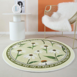 Elutoa &uuml;mmargune vaip p&otilde;randamatt pestav pehme matt magamistuba kokkupandav elutoa p&otilde;randamatt 60cm diameter