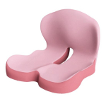 2-&uuml;hes geelipadi ergonoomilise m&auml;lum&auml;luga istmepadi nimmetoega roosa/punane